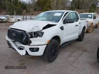 2022 Ford Ranger XL with VIN 1FTER4FHXNLD41847, listed as a IAAI auction lot 41821218 with 123,549 mi miles. Bid and sale history available at carsss.com. Image 2.