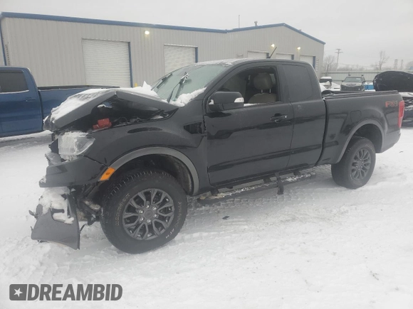 2020 Ford Ranger XL with VIN 1FTER1FH3LLA40526, listed as a Copart auction lot 43973655 with 38,943 mi miles and Salvage Title. Bid and sale history available at DreamBid. Image 1.