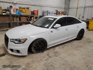 2014 Audi A6 3.0L TDI Prestige with VIN WAUHMAFC8EN005338, listed as a Copart auction lot 49117015 with 163,752 mi miles and Salvage Title. Bid and sale history available at carsss.com. Image 1.