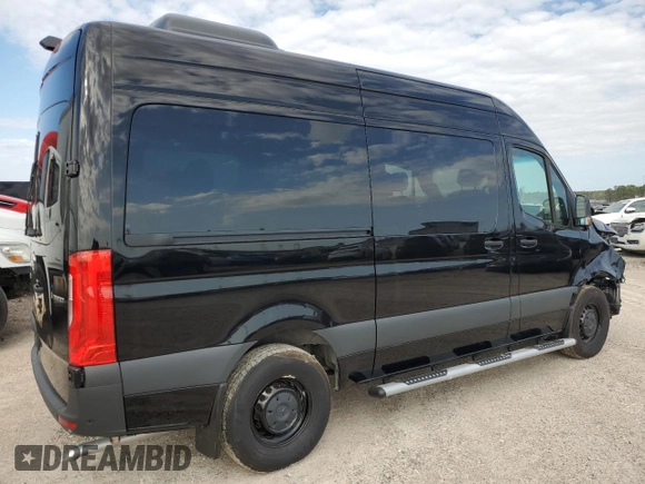 2024 Mercedes-Benz Sprinter with VIN W1Z4NFHY1RP657272, listed as a Copart auction lot 81837014 with Not Provided miles and Salvage Title. Bid and sale history available at DreamBid. Image 3.