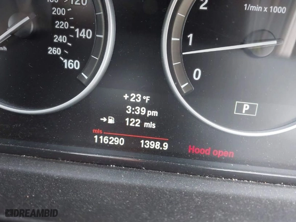 2012 BMW 5 Series 535i xDrive with VIN WBAFU7C58CDU62346, listed as a IAAI auction lot 41628782 with 116,290 mi miles. Bid and sale history available at carsss.com. Image 14.