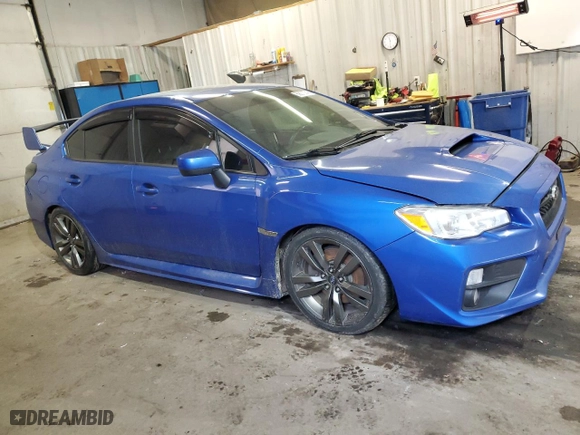 2017 Subaru WRX Premium with VIN JF1VA1E62H9834922, listed as a Copart auction lot 89070745 with 93,671 mi miles and Salvage Title. Bid and sale history available at carsss.com. Image 4.