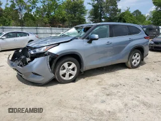 2020 Toyota Highlander LE with VIN 5TDBZRBH3LS009010, listed as a Copart auction lot 60138885 with 48,617 mi miles and Salvage title. Bid and sale history available at DreamBid. Image 1.