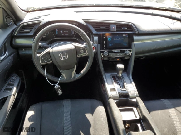 2018 Honda Civic Hatchback EX with VIN SHHFK7H58JU232084, listed as a Copart auction lot 52212614 with 70,834 mi miles and Salvage Title. Bid and sale history available at carsss.com. Image 8.