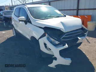 2020 Ford EcoSport SE with VIN MAJ3S2GE0LC322232, listed as a IAAI auction lot 41727787 with 37,163 mi miles. Bid and sale history available at carsss.com. Image 1.
