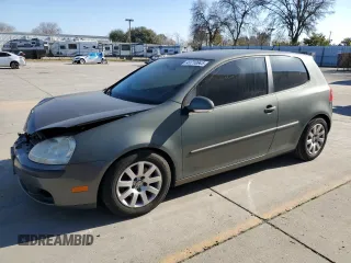 2007 Volkswagen Rabbit with VIN WVWAS71K77W043149, listed as a Copart auction lot 41710645 with 81,132 mi miles and Salvage Title. Bid and sale history available at carsss.com. Image 1.
