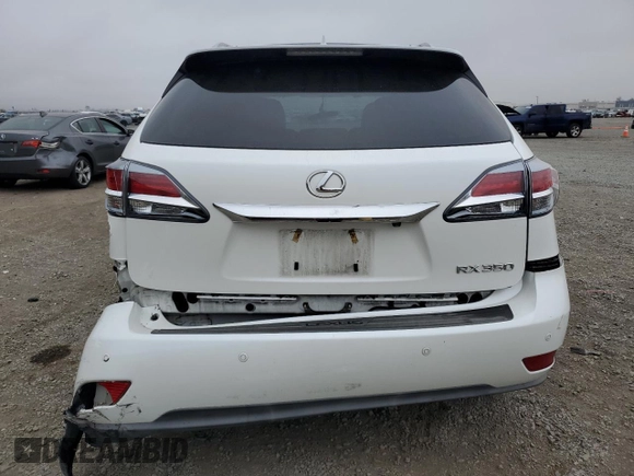 2014 Lexus RX 350 with VIN JTJBK1BA6E2461484, listed as a Copart auction lot 58937775 with 95,704 mi miles and Salvage title. Bid and sale history available at DreamBid. Image 6.