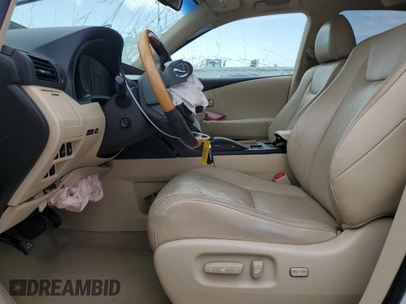 2011 Lexus RX 350 with VIN 2T2ZK1BA9BC057380, listed as a Copart auction lot 54950315 with Not Provided miles and Salvage Title. Bid and sale history available at DreamBid. Image 7.