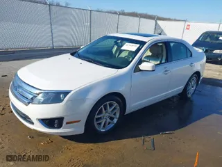 2011 Ford Fusion SEL with VIN 3FAHP0JA8BR255770, listed as a IAAI auction lot 41744199 with 146,889 mi miles. Bid and sale history available at carsss.com. Image 2.