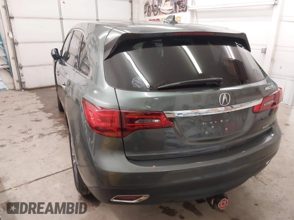 2015 Acura MDX Tech Pkg with VIN 5FRYD4H43FB015168, listed as a IAAI auction lot 41342807 with 85,366 mi miles. Bid and sale history available at carsss.com. Image 3.