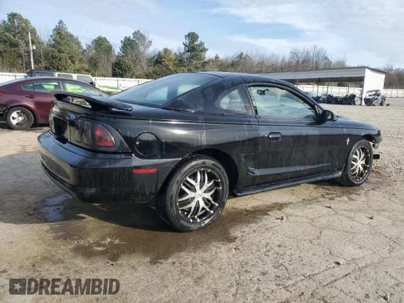 1995 Ford Mustang with VIN 1FALP4046SF257611, listed as a Copart auction lot 47482615 with 175,337 mi miles and Salvage Title. Bid and sale history available at carsss.com. Image 3.