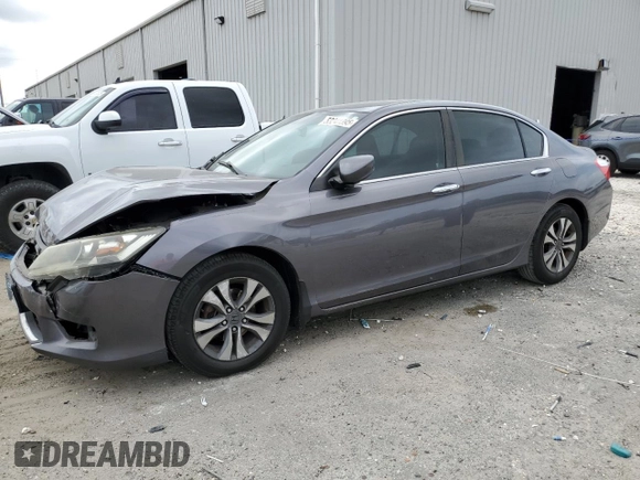 2014 Honda Accord Sedan LX with VIN 1HGCR2F34EA106647, listed as a Copart auction lot 53241395 with 397,414 mi miles and Salvage Title. Bid and sale history available at carsss.com. Image 1.