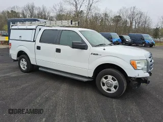 2011 Ford F-150 XL with VIN 1FTEW1CM1BKE10936, listed as a Copart auction lot 50804515 with 222,964 mi miles and Salvage Title. Bid and sale history available at carsss.com. Image 4.