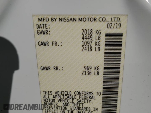 2019 Nissan Altima 2.5 S with VIN 1N4BL4BW3KN321373, listed as a Copart auction lot 44653145 with 78,395 mi miles and Salvage Title. Bid and sale history available at carsss.com. Image 14.