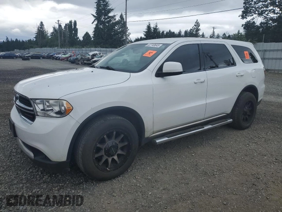 2013 Dodge Durango SXT with VIN 1C4RDJAG8DC668145, listed as a Copart auction lot 62749645 with 204,958 mi miles and Clean title. Bid and sale history available at DreamBid. Image 1.