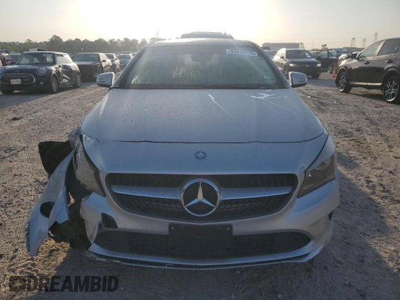 2018 Mercedes-Benz CLA 250 with VIN WDDSJ4GB0JN508502, listed as a Copart auction lot 52916775 with 59,591 mi miles and Salvage Title. Bid and sale history available at DreamBid. Image 5.