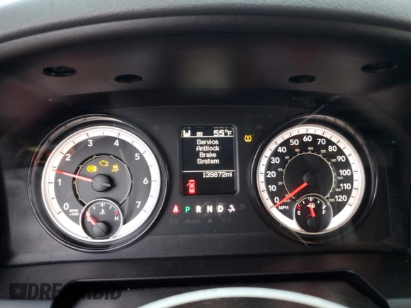 2018 Ram 1500 Express with VIN 1C6RR7FG2JS281094, listed as a Copart auction lot 53949415 with 139,872 mi miles and Non repairable. Bid and sale history available at DreamBid. Image 9.