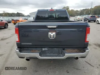 2020 Ram 1500 Big Horn with VIN 1C6RREBT7LN300408, listed as a Copart auction lot 80129424 with 129,626 mi miles and Salvage title. Bid and sale history available at DreamBid. Image 6.