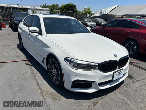 2017 BMW 5 Series 530i with VIN WBAJA5C33HG895181, listed as a Copart auction lot 64860455 with 69,355 mi miles and Clean title. Bid and sale history available at DreamBid. Image 1.
