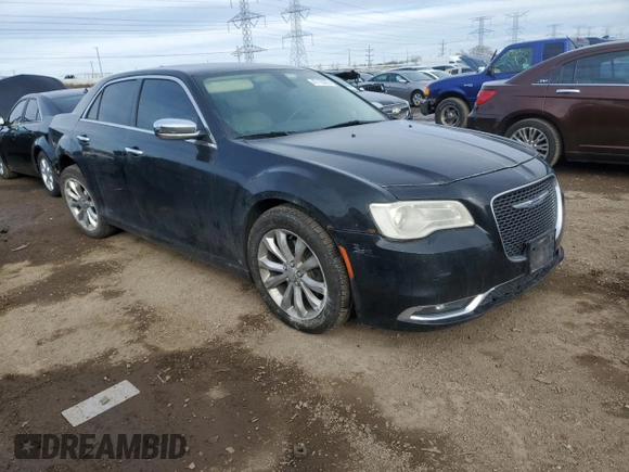 2017 Chrysler 300 with VIN 2C3CCAKGXHH616482, listed as a Copart auction lot 47110555 with 156,055 mi miles and Salvage Title. Bid and sale history available at carsss.com. Image 4.