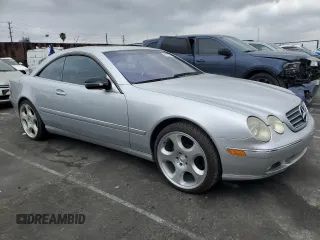 2000 Mercedes-Benz CL 500/600 with VIN WDBPJ75J2YA006814, listed as a Copart auction lot 50959365 with 99,612 mi miles and Salvage Title. Bid and sale history available at DreamBid. Image 4.