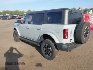 2023 Ford Bronco with VIN 1FMDE5BH3PLA90591, listed as a IAAI auction lot 42127867 with 34,616 mi miles and . Bid and sale history available at DreamBid. Image 3.