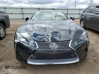 2018 Lexus LC with VIN JTHHP5AY7JA005268, listed as a Copart auction lot 52507585 with 17,572 mi miles and Salvage Title. Bid and sale history available at carsss.com. Image 5.