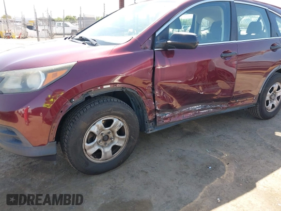 2013 Honda CR-V LX with VIN 5J6RM3H39DL017583, listed as a IAAI auction lot 41988588 with 254,382 mi miles. Bid and sale history available at carsss.com. Image 6.
