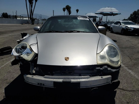 2003 Porsche 911 with VIN WP0BA29923S635457, listed as a Copart auction lot 61446545 with 85,602 mi miles and Salvage title. Bid and sale history available at DreamBid. Image 5.