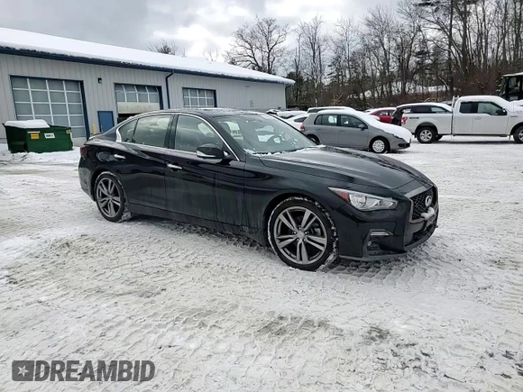 2021 Infiniti Q50 3.0t SIGNATURE EDITION with VIN JN1EV7CR2MM754805, listed as a Copart auction lot 44683285 with 36,408 mi miles and Salvage Title. Bid and sale history available at carsss.com. Image 11.