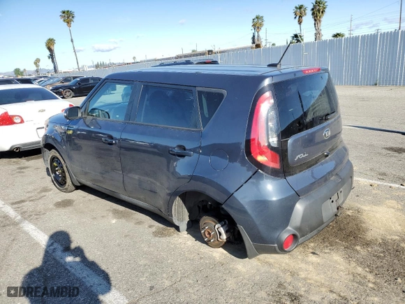 2014 Kia Soul + with VIN KNDJP3A58E7034469, listed as a Copart auction lot 51543895 with 127,876 mi miles and Salvage Title. Bid and sale history available at carsss.com. Image 2.