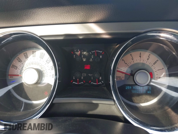 2012 Ford Mustang Premium with VIN 1ZVBP8AM7C5288124, listed as a IAAI auction lot 42280797 with 188,223 mi miles and . Bid and sale history available at DreamBid. Image 7.
