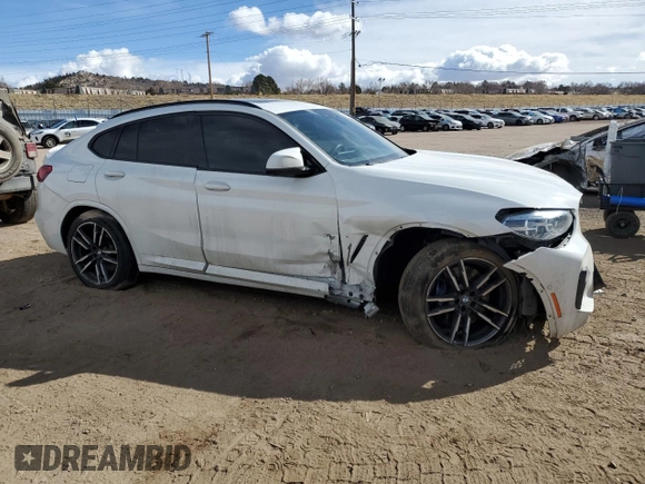 2020 BMW X4 M Competition z VIN 5YMUJ0C09L9B90367, wystawiony jako Copart lot #46588424 z przebiegiem Nie podano mil oraz Szkoda całkowita • Salvage title. Historia ofert i sprzedaży dostępna na DreamBid. Obrazek 4.
