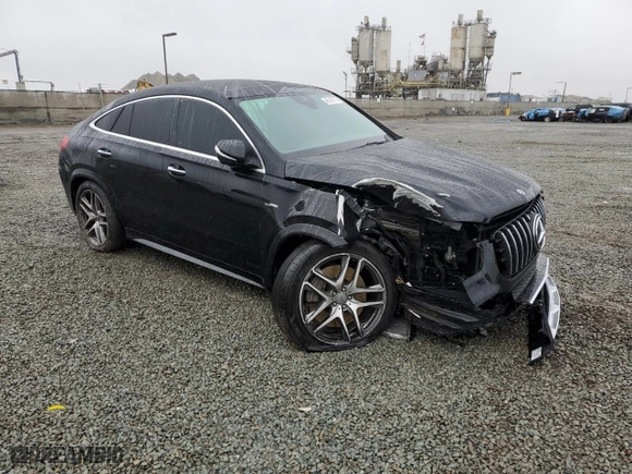 2021 Mercedes-Benz GLE with VIN 4JGFD6BB0MA551895, listed as a Copart auction lot 45145715 with 71,311 mi miles and Salvage Title. Bid and sale history available at carsss.com. Image 4.