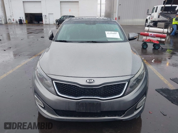 2015 Kia Optima SX Turbo with VIN 5XXGR4A66FG361755, listed as a IAAI auction lot 41199887 with 114,179 mi miles. Bid and sale history available at carsss.com. Image 12.