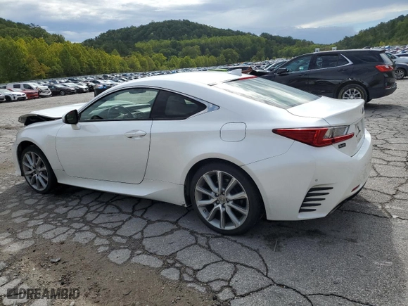 2015 Lexus RC 350 with VIN JTHSE5BC5F5002724, listed as a Copart auction lot 72192684 with 97,424 mi miles and Salvage Title. Bid and sale history available at carsss.com. Image 2.