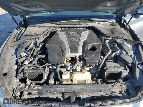 2017 Infiniti Q50 3.0t Signature Edition with VIN JN1EV7ARXHM834121, listed as a Copart auction lot 88704485 with 90,569 mi miles and Clean Title. Bid and sale history available at carsss.com. Image 11.