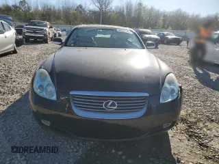 2005 Lexus SC with VIN JTHFN48Y950067800, listed as a Copart auction lot 49447765 with 76,030 mi miles and Salvage Title. Bid and sale history available at carsss.com. Image 5.