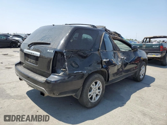 2006 Acura MDX Touring RES w/Navi with VIN 2HNYD18946H513699, listed as a Copart auction lot 63104464 with 186,049 mi miles and Salvage Title. Bid and sale history available at carsss.com. Image 3.