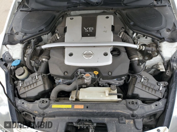 2008 Nissan 350Z Enthusiast with VIN JN1BZ34E88M752591, listed as a Copart auction lot 43454145 with 109,662 mi miles and Salvage Title. Bid and sale history available at carsss.com. Image 11.