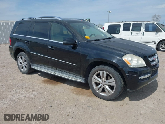 2011 Mercedes-Benz GL-Class GL 450 with VIN 4JGBF7BE9BA687478, listed as a IAAI auction lot 41892450 with 238,331 mi miles. Bid and sale history available at carsss.com. Image 1.