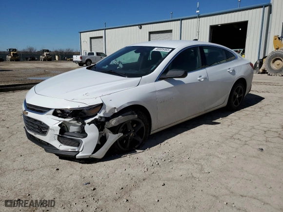 2016 Chevrolet Malibu LS with VIN 1G1ZB5ST0GF206540, listed as a Copart auction lot 46935465 with 162,966 mi miles and Salvage Title. Bid and sale history available at carsss.com. Image 1.