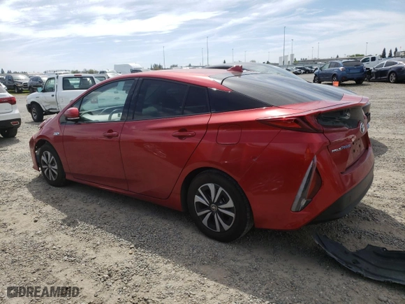 2018 Toyota Prius Prime Plus with VIN JTDKARFPXJ3090014, listed as a Copart auction lot 52400865 with 51,030 mi miles and Salvage Title. Bid and sale history available at carsss.com. Image 2.