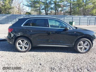 2022 Audi Q3 S line Premium Plus with VIN WA1EECF34N1048557, listed as a IAAI auction lot 41758015 with 38,234 mi miles. Bid and sale history available at carsss.com. Image 13.