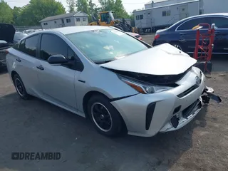 2022 Toyota Prius L Eco with VIN JTDKAMFU6N3176337, listed as a IAAI auction lot 42434903 with 107,455 mi miles and . Bid and sale history available at DreamBid. Image 1.