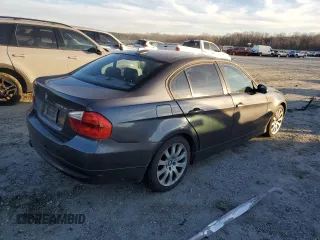 2007 BMW 3 Series 328xi with VIN WBAVC93507KZ72007, listed as a Copart auction lot 46327325 with 144,556 mi miles and Salvage Title. Bid and sale history available at carsss.com. Image 3.