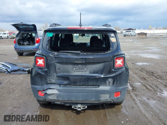 2016 Jeep Renegade Latitude with VIN ZACCJBBTXGPD27023, listed as a IAAI auction lot 41919208 with 103,890 mi miles. Bid and sale history available at carsss.com. Image 16.