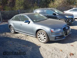 2014 Audi A4 Premium with VIN WAUBFAFL4EN014862, listed as a IAAI auction lot 40803491 with 75,304 mi miles. Bid and sale history available at carsss.com. Image 1.