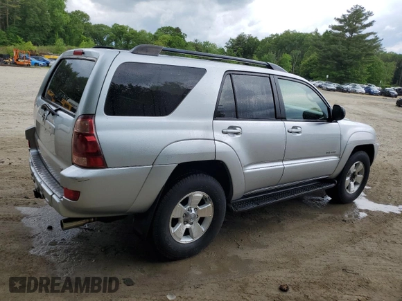 2004 Toyota 4Runner SR5 with VIN JTEBU14R540031838, listed as a Copart auction lot 59268875 with 133,171 mi miles and Clean title. Bid and sale history available at DreamBid. Image 3.