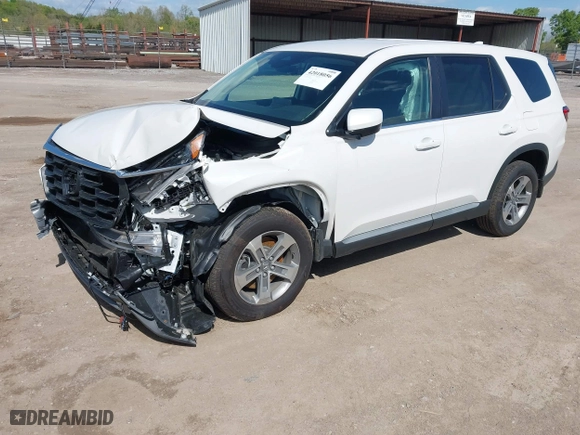 2025 Honda Pilot EX-L with VIN 5FNYG1H46SB080386, listed as a IAAI auction lot 42018056 with 1 mi miles. Bid and sale history available at carsss.com. Image 16.